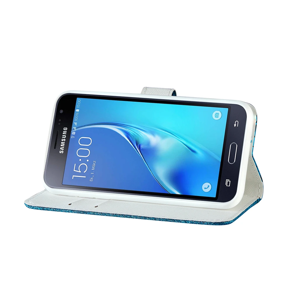 Для samsung Galaxy J6 J4 Plus 2018 J5 J3 J330 2017 J310 2016 лазерный блеск сплайсинга стиль PU кожа
