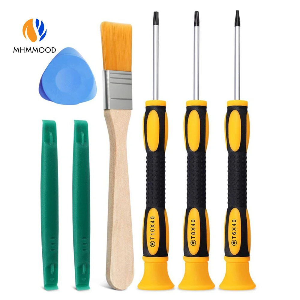 

8pcs Disassemble Screwdriver Tools Kits T8 T6 T10 H35 Hex Screwdriver Xbox 360 PS3 PS4 Handle Repair Screw Driver