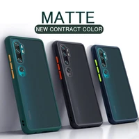 for xiaomi mi note 10 note10 mi10 pro case matte translucent soft case for mi 8 9 10 a3 cc9 9e lite silicone bumper phone cases