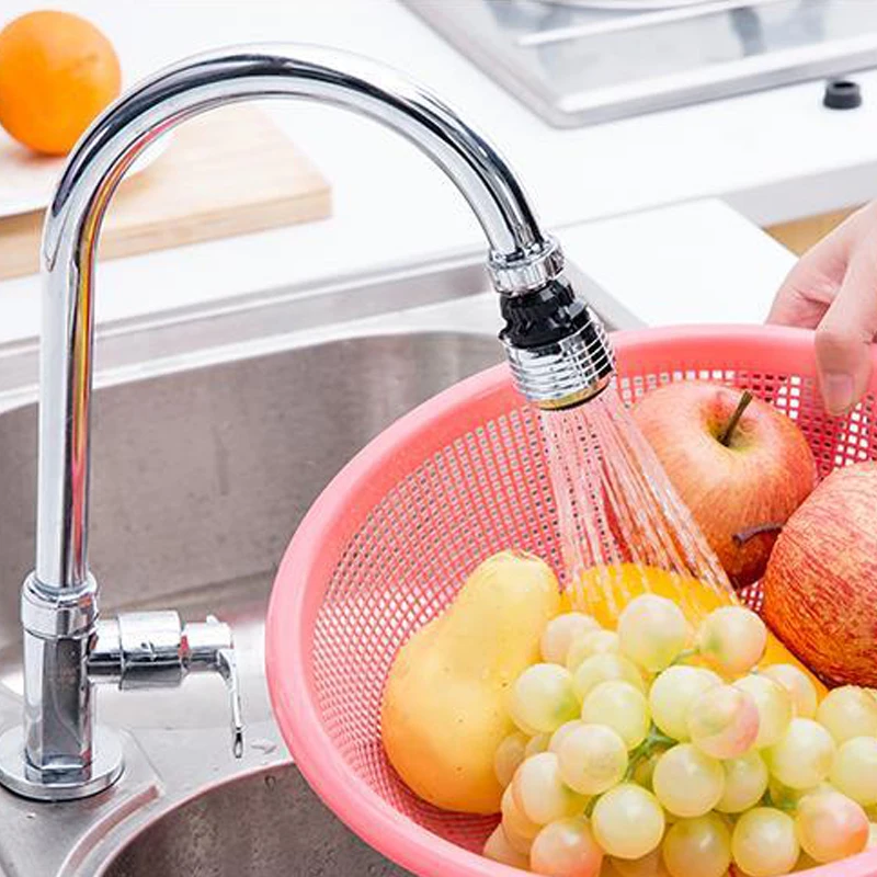 Кухня 360 градусов вращения водосберегающий кран воды барботер поворотная