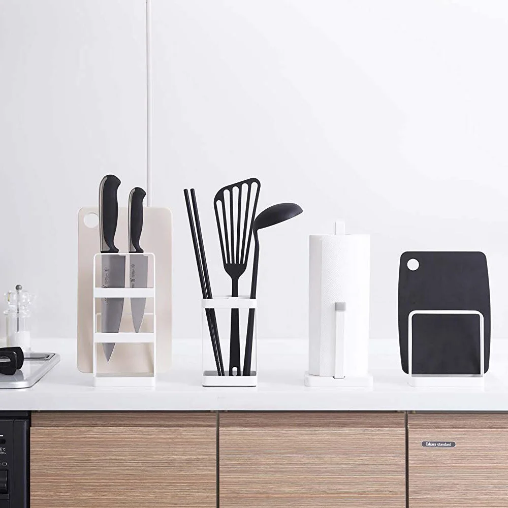 Вертикальный держатель бумаги для кухни железная стойка металлический