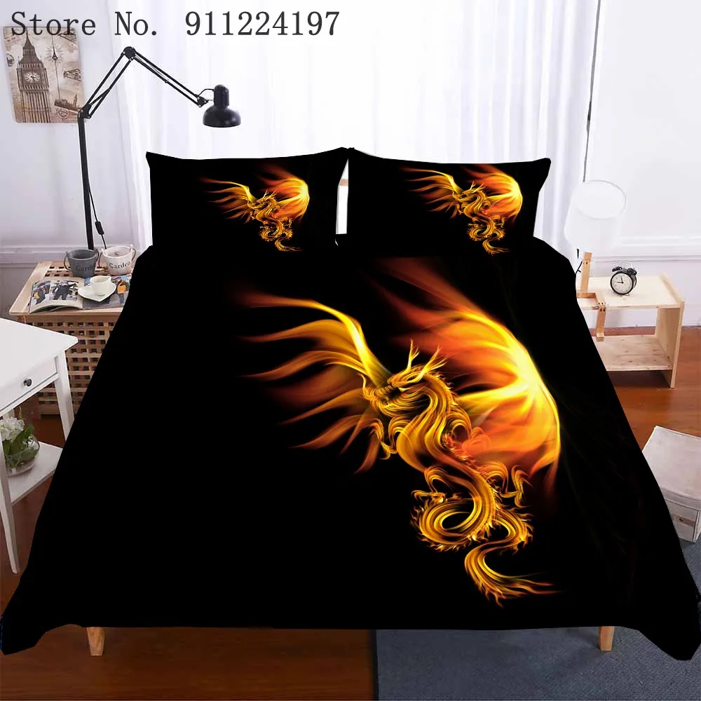 3D животных Постельное белье динозавра кровать пододеяльник наволочка удобные