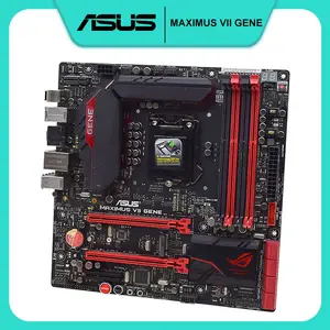 asus rog maximus vii gene intel z97 ddr3 32gb support lga 1150 kit xeon core i3 i5 i7 cpus hdmi micro atx desktop motherboard free global shipping