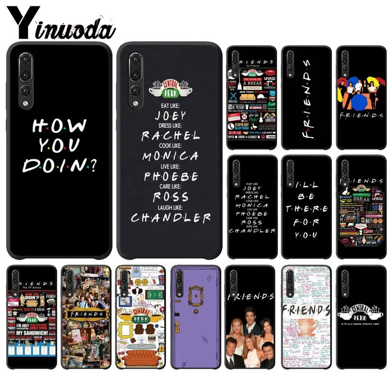 Чехол для телефона Yinuoda Central Perk Coffee friends tv show Huawei P40 P30 P20Pro P20Lite P30Lite Psmart P10 9lite|Бамперы|