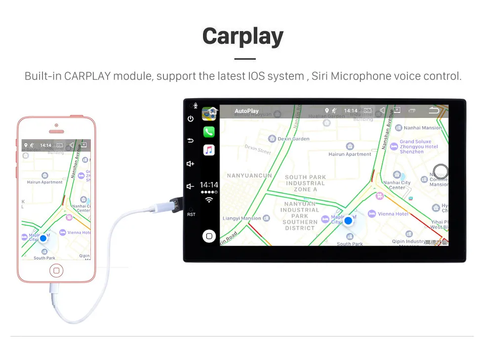 Seicane Универсальный Android 9,0 автомобильный радиоприемник для Honda Kia Nissan Suzuki Toyota VW gps навигация мультимедийный плеер Поддержка Wi-Fi