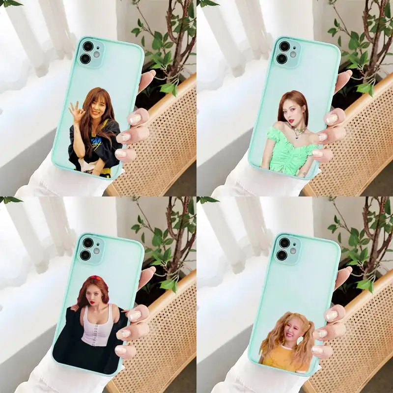 

Kim HyunA Phone Cases Matte For iPhone 12 11 Pro XS Max XR X 8 7 Plus Camera Protection Bumper cover
