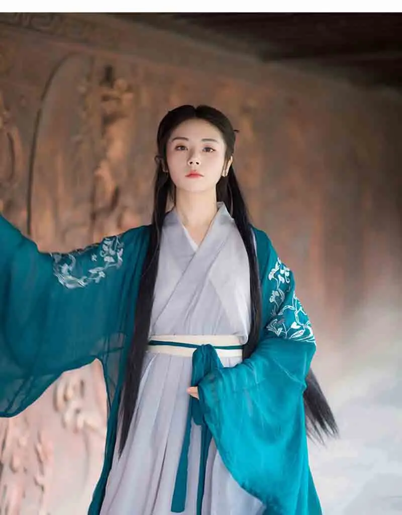 Китайский традиционный ханьфу женский роскошный костюм для косплея модное