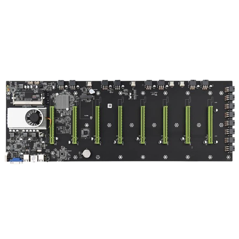 

BTC-D37 Miner Motherboard DDR3 8XPCIE 16X MSATA 2.0 for Miner PCI-E 16X Cryptocurrency Mining BTC Motherboard
