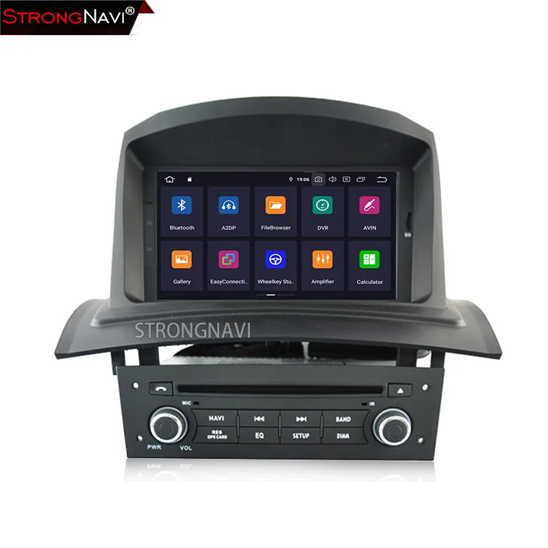 7 дюймов Android 9 0 Автомобильный мультимедийный плеер для Renault Megane 2 2005-2009 DVD радио с