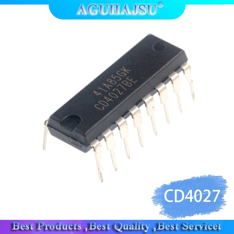 

Шт./лот CD4027 CD4027BE CD4027BD DIP-16 JK -slave шлепанцы, новинка, оригинал