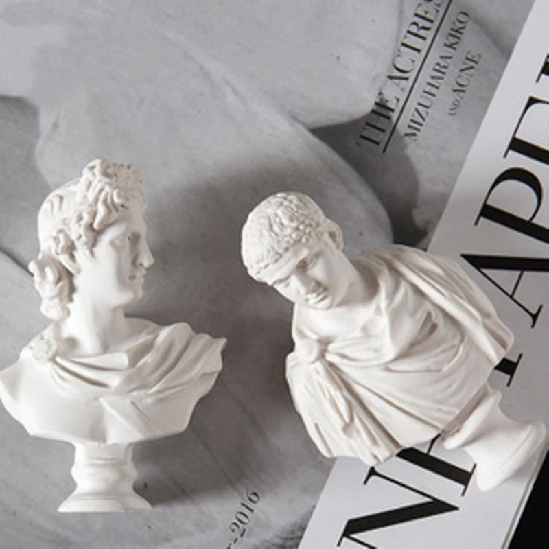 

World Famou Statue Mini Figure Moliere/Venus Plaster Figure Decoration Resin Bust Sketch practice Model / resin sculpture/Crafts