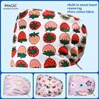 Регулируемая Кепка для медсестры, эластичная Кепка из чистого хлопка с принтом, хирургическая Кепка s, унисекс кепки для косметолога, кепка Baotou, докторская Кепка для домашних животных