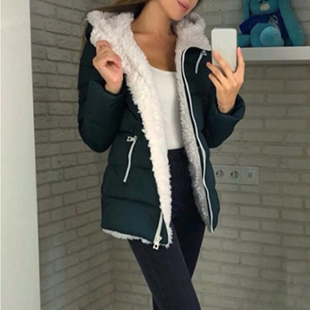Модное женское зимнее пальто женские зимние Утепленные Пальто с длинным рукавом