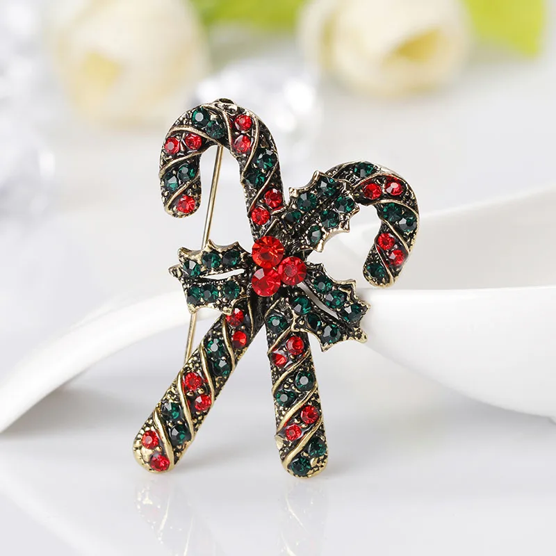 Новинка Лидер продаж стильные броши рождественские украшения Xmas Tree олень брошь