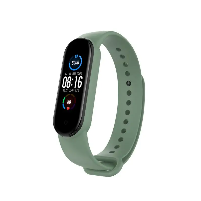 Ремешок для Mi Band 5 ремешок Xiaomi силиконовый браслет NFC спортивный