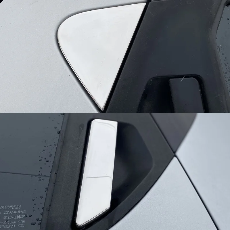 Хромированные накладки на внешние ручки задних дверей заглушку заднего крыла из