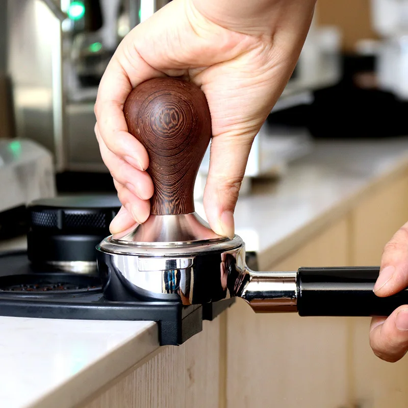Ретро кофе тампер-Премиум Бариста Эспрессо пресс инструмент основание из