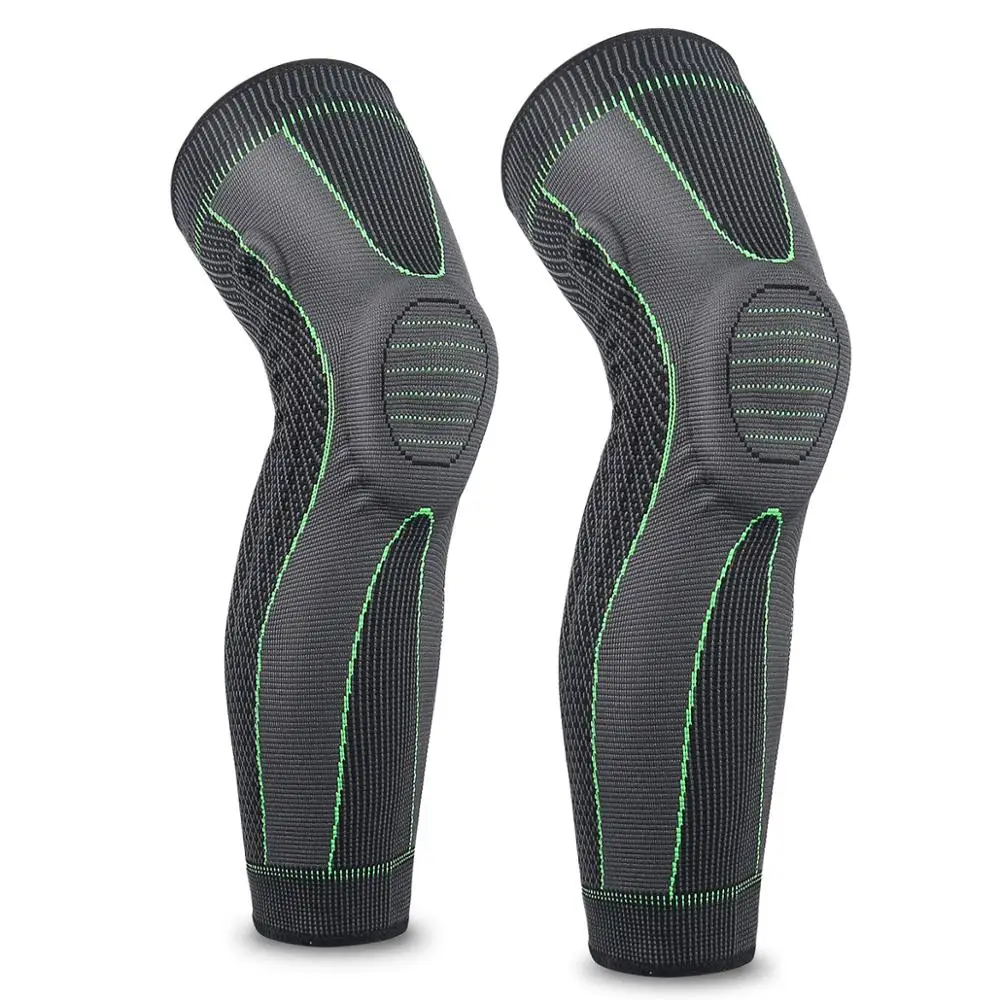 1 шт. длинные коленные подушки ногу Поддержка бег защита скобка штанины