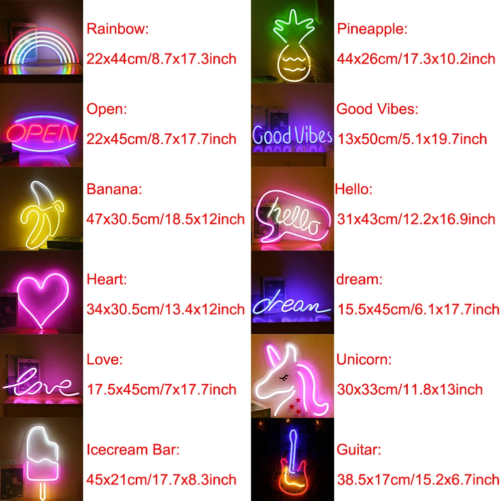 USB роза цветок светодиодный неоновый знак с акриловой задней панелью украшение