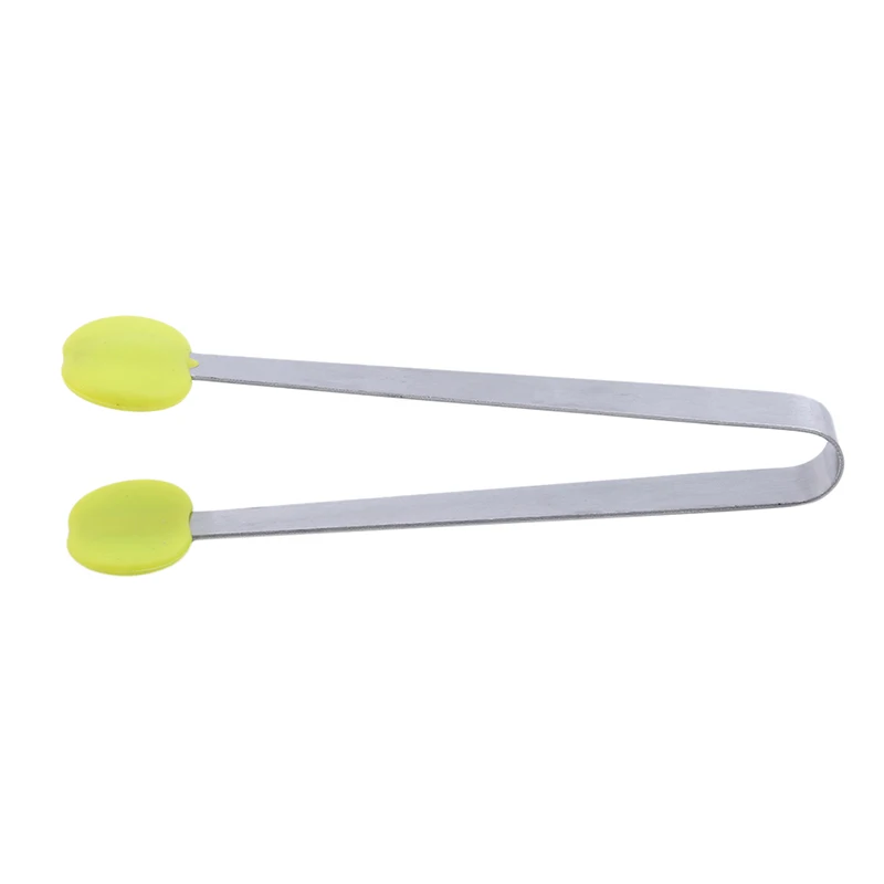 Силиконовые кухонные щипцы для сервировки салата и барбекю ручка из нержавеющей