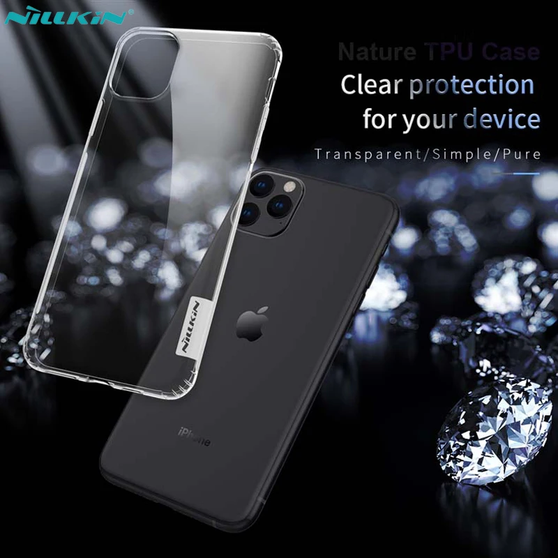 Чехол для iPhone 11 Pro Max задняя крышка NILLKIN XI сверхтонкие прозрачные мягкие