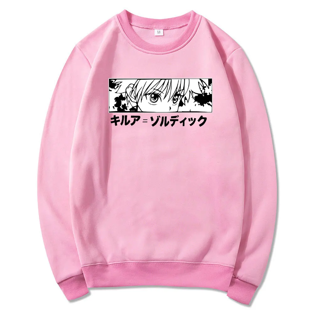 

Hunter X Hunter Men's/Women's Fashion Street Sweatshirt Harajuku Printed Japanese Anime Killua Zoldyck Gon Eye Sweatshirt Top