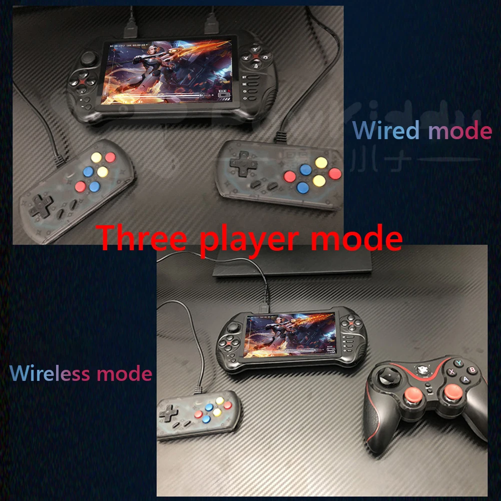 Powkiddy X15 Andriod портативная игровая консоль 5 дюймов 1280*720 экран MTK8163 четырехъядерный