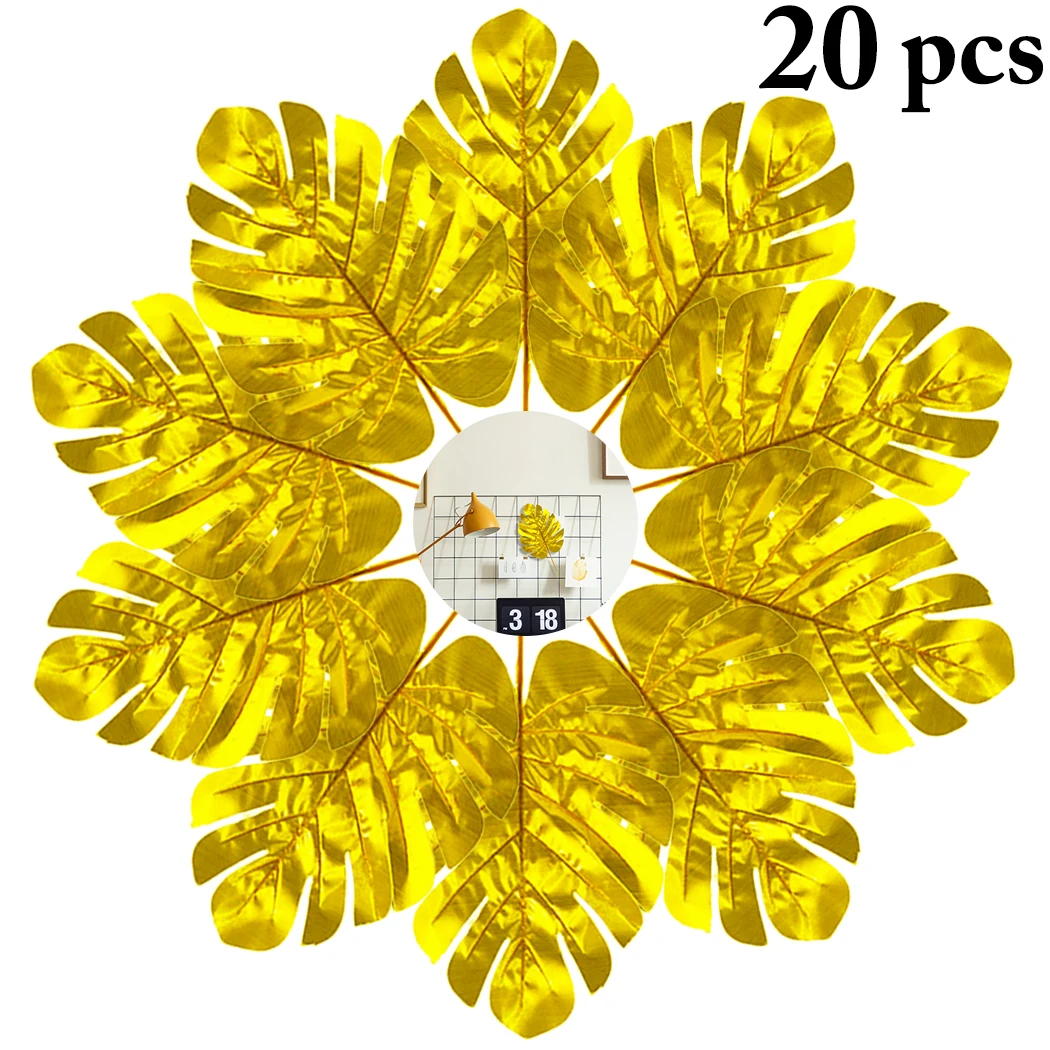 Искусственные тропические Пальмовые Листья украшение сделай сам для дома