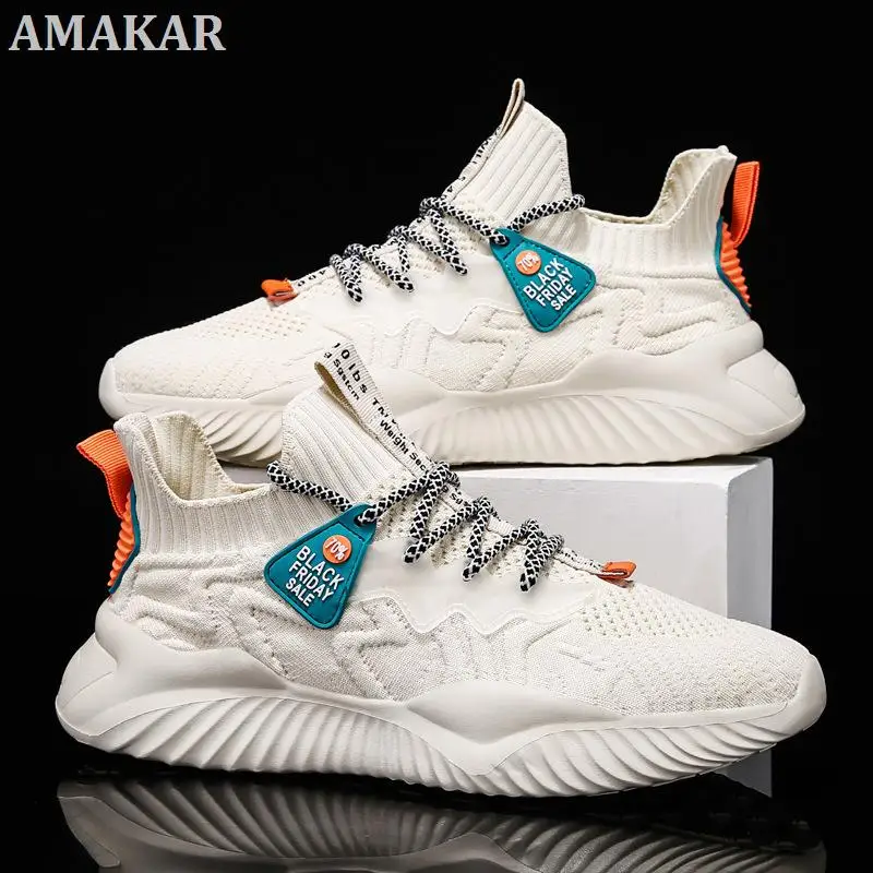 

Men's Casual Shoes New Trendy Fashion Running Sneakers Summer Breathable Comfortable Outdoor Mesh Male Sports Shoes