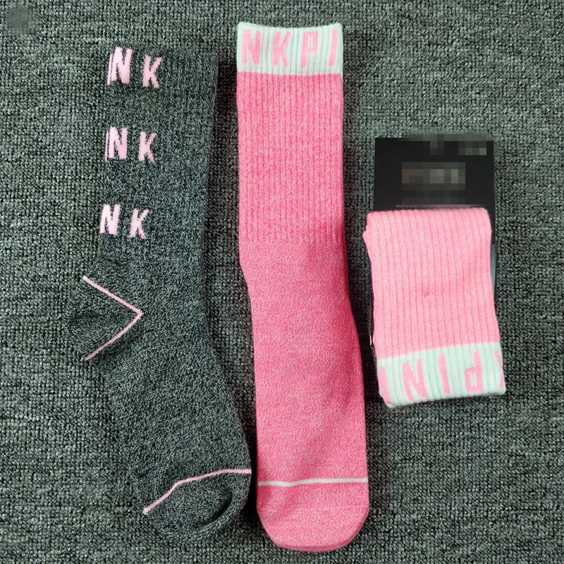 ALY Damei 2 pairs of sporty Christmas socks happy socks pink, gin, chocolate, red wine, if you can