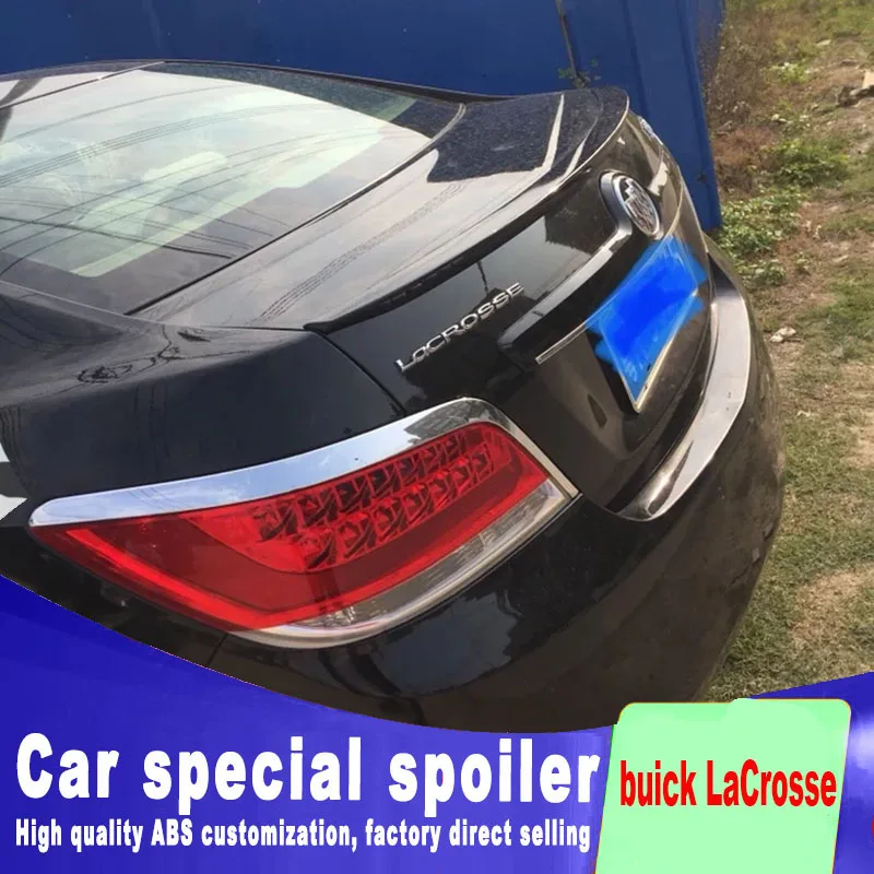 Спойлер для buick LaCrosse 2009 2010 2011 2012 черно-белая краска из высококачественного