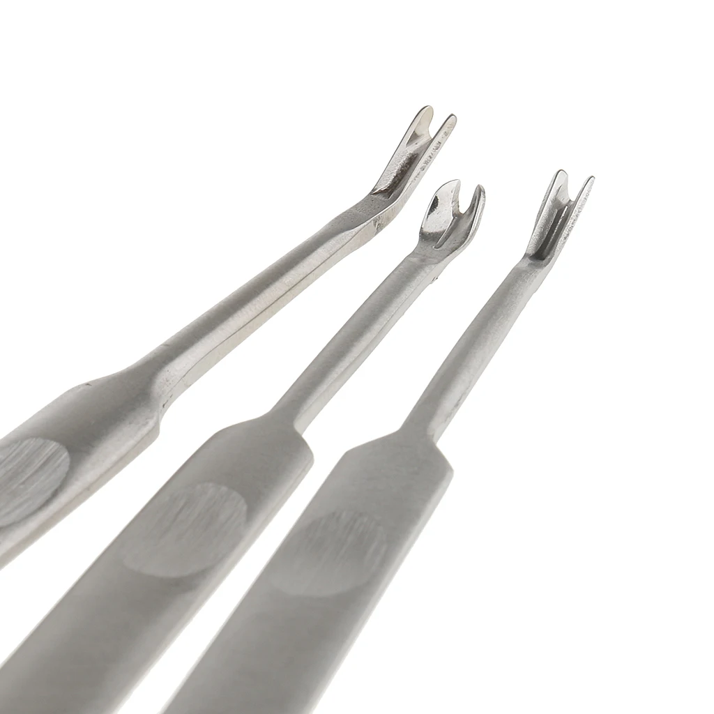 3 шт. u образной формы для профессионального шитья канавок по краям Beveller Leathercraft Tool