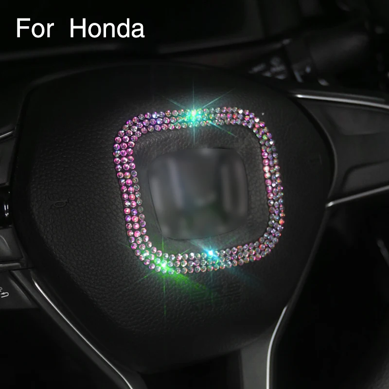 Автомобильное рулевое колесо круговое кольцо Алмазный кристалл наклейка для
