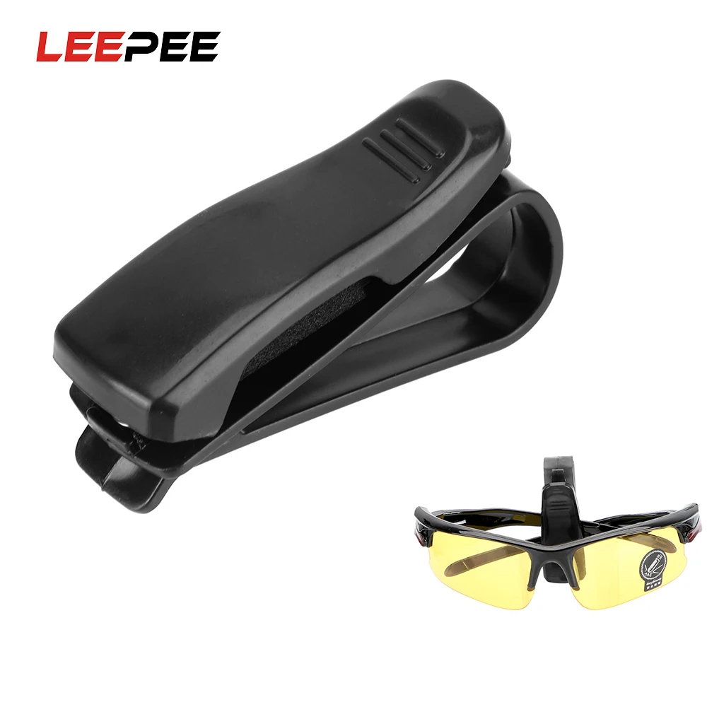 LEEPEE портативный автомобильный зажим для очков солнцезащитных держатель