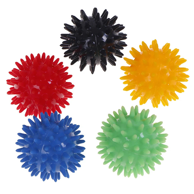 

Ежик портативный, 6 см, шарики для массажа рук ПВХ подошва, 7 цветов, хват тренировочный мячей