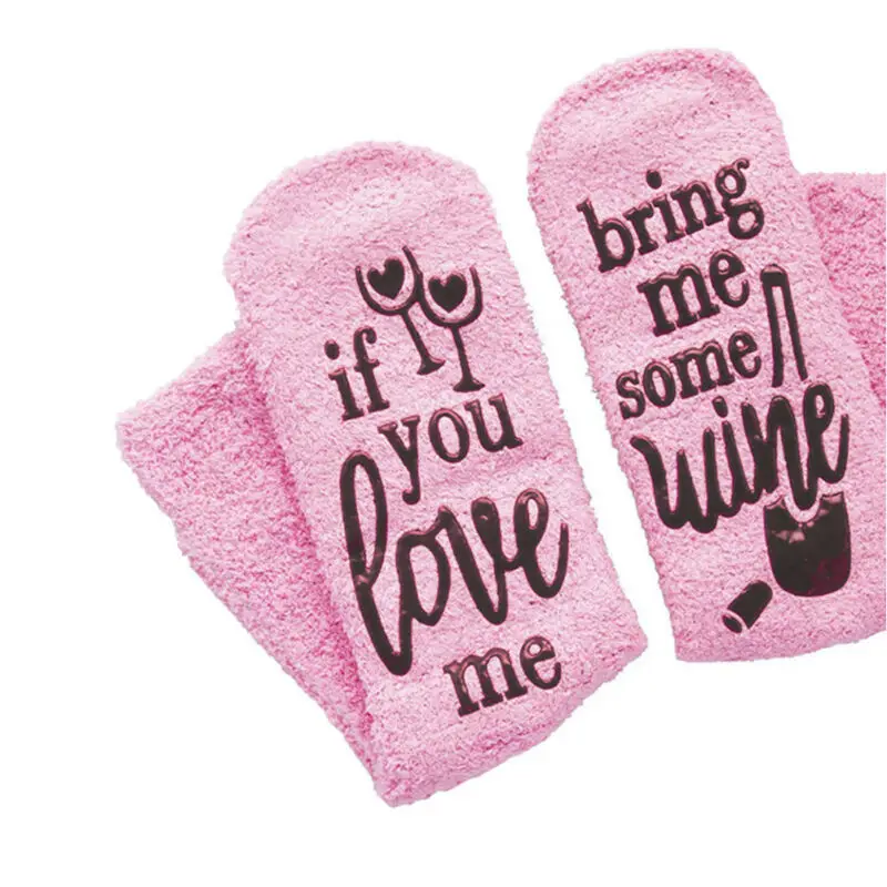 Лидер продаж забавные длинные носки с принтом женские зимние хлопковые в виде