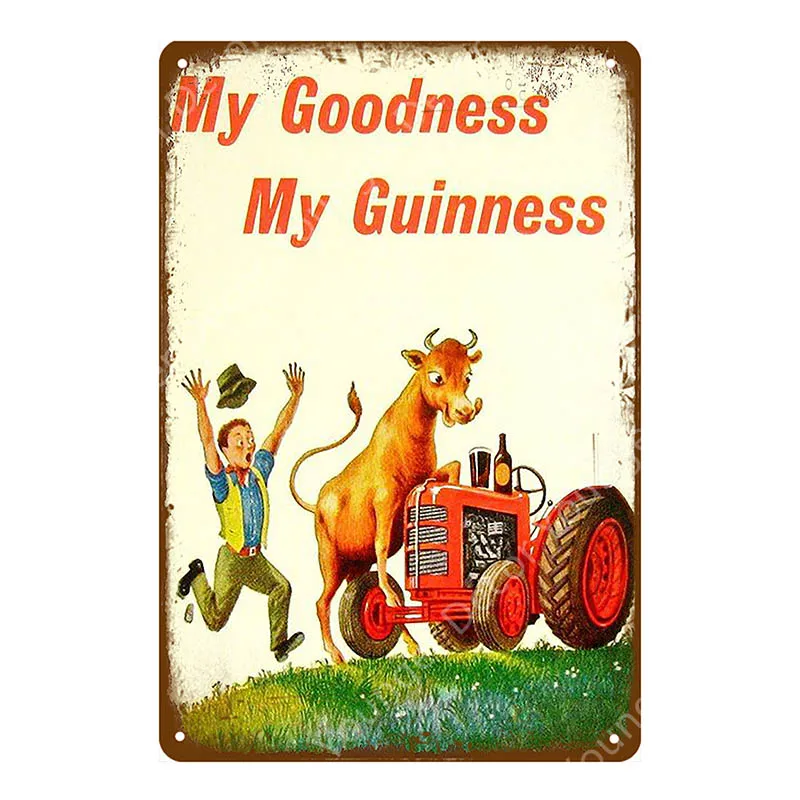 My goodth My Guinness металлическая живопись винтажные наклейки Бар Паб декоративная табличка домашний декор реклама пива оловянный знак YI-056 - Цвет: TW252I