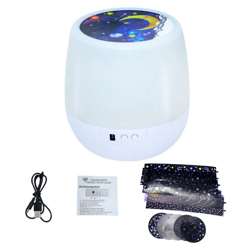 

1 Piece Star Projector Lamp Night Light for Boys and Girls Birthday Gifts Christmas and Other Party Decoration Best Gift