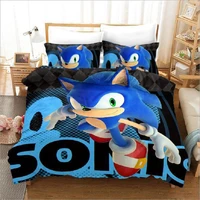 bed sheets and pillowcases bedding sets useuropeuk size sonic quilt cartoon bed cover duvet cover pillow case 2 3 pieces