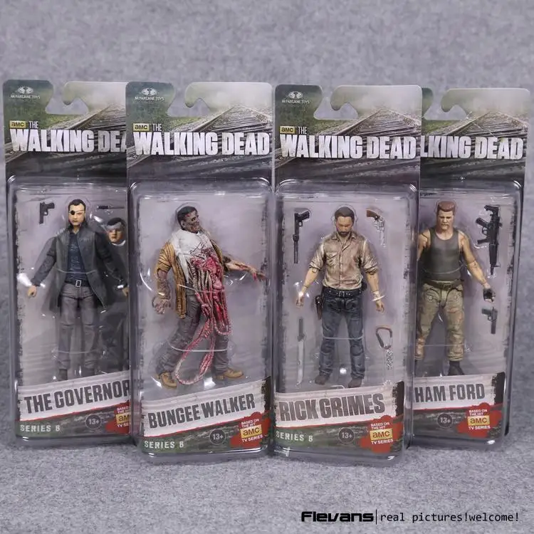 AMC TV Series The Walking Dead Abraham Ford Bungee Walker Rick Grimes Governor PVC Action Figure Collectible Model Toy | Игрушки и хобби