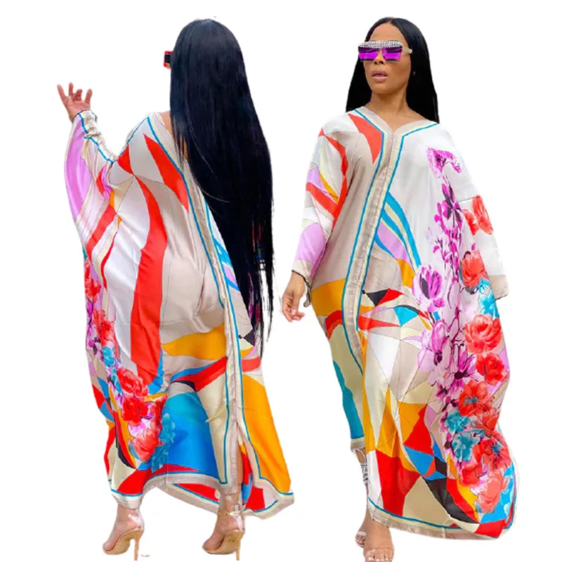 Boubou африкен Femme 2021 в африканском стиле с принтом Дашики одежда женское платье