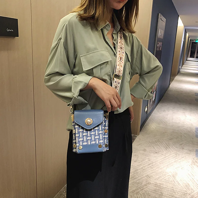 Брендовая Высококачественная дизайнерская шерстяная сумка-мешок с широкими