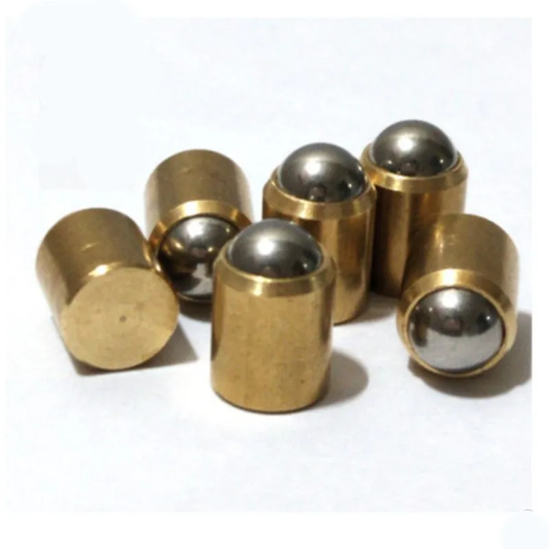 

10pcs M3 M4 M5 M6 M8 M10 copper positioning beads smooth plunger spring ball head plungers screws bolts