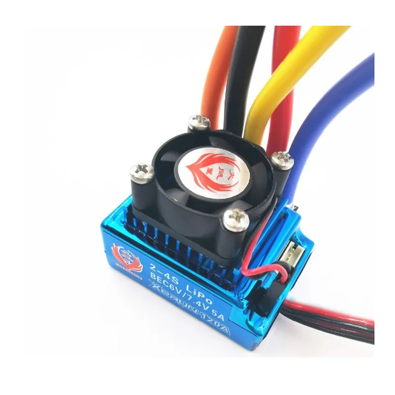 Бесщеточный Регулятор Скорости Mitoot 120A с датчиком скорости ESC Т образный разъем