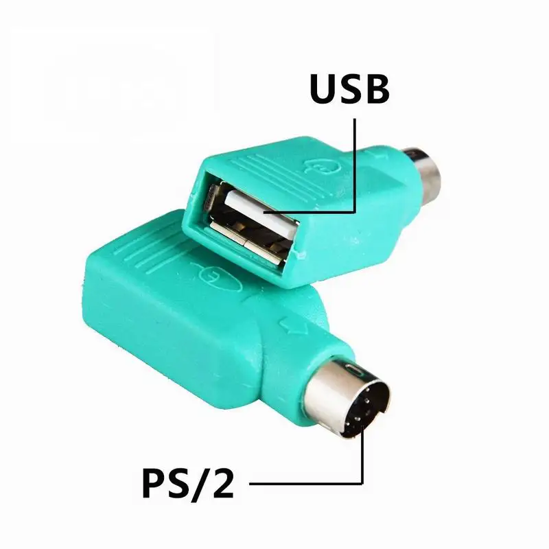 USB Мужской Женский к PS2 адаптер конвертер для компьютера ПК клавиатура мышь