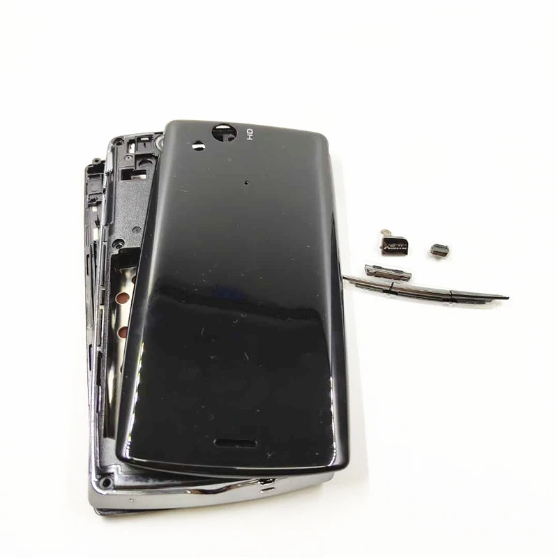 Передний средний корпус + Крышка батарейного отсека рамка Боковая кнопка для Sony