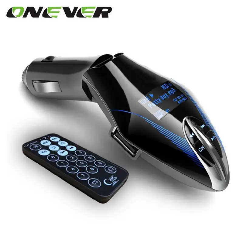 Беспроводной fm передатчик Автомобильный MP3 плеер 3 цвета ЖК экран аудио Mp3