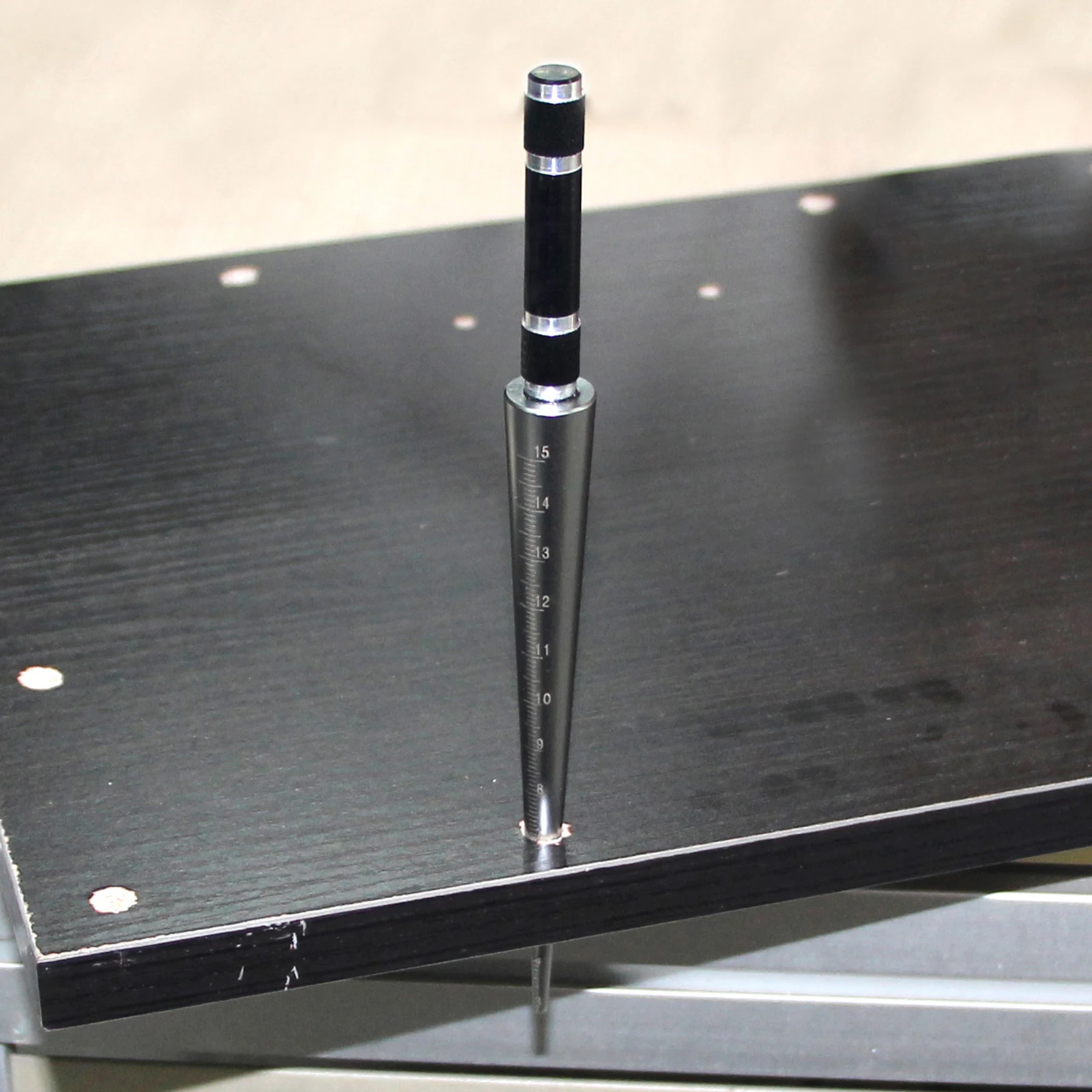 

Measuring Tools 3-15mm Gaosi Tools Tapered Woodworking Tool Aperture Ruler 3-15mm Metric Gauge Test Silver+Black Test Ulnar