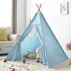 Большая палатка-вигвам для детей, детская портативная палатка для игр дома и на улице, типи, игровой дом, детские игрушки, вигвам для детей