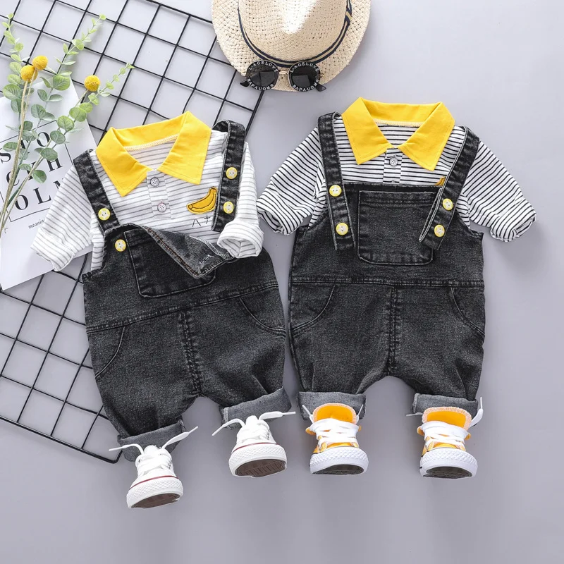 Осенне весенние комплекты детской одежды одежда для маленьких мальчиков и